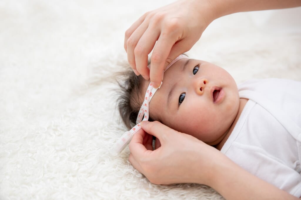 乳幼児健診の様子